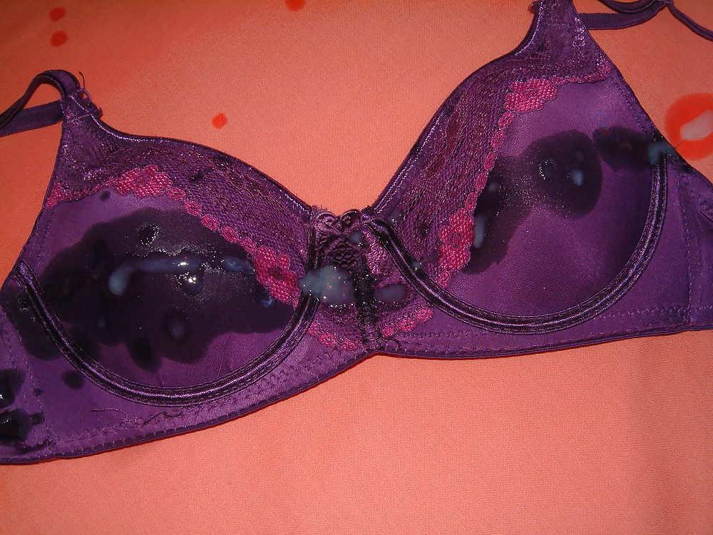 25P Purple Bra Cum 
