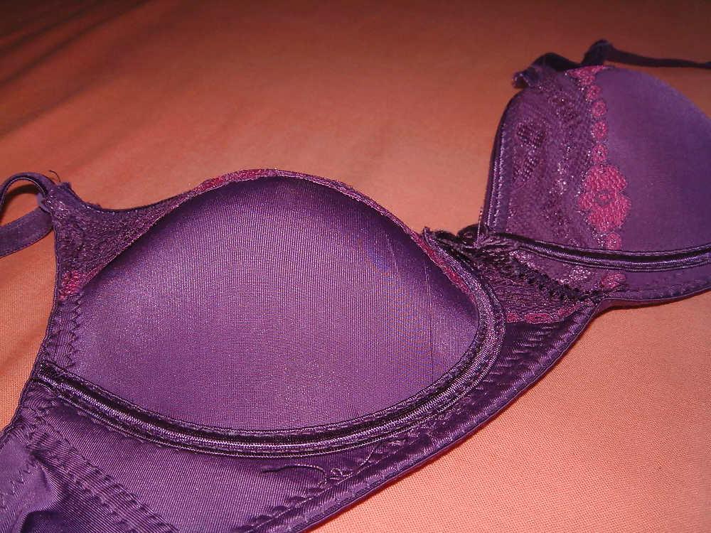25P Purple Bra Cum 