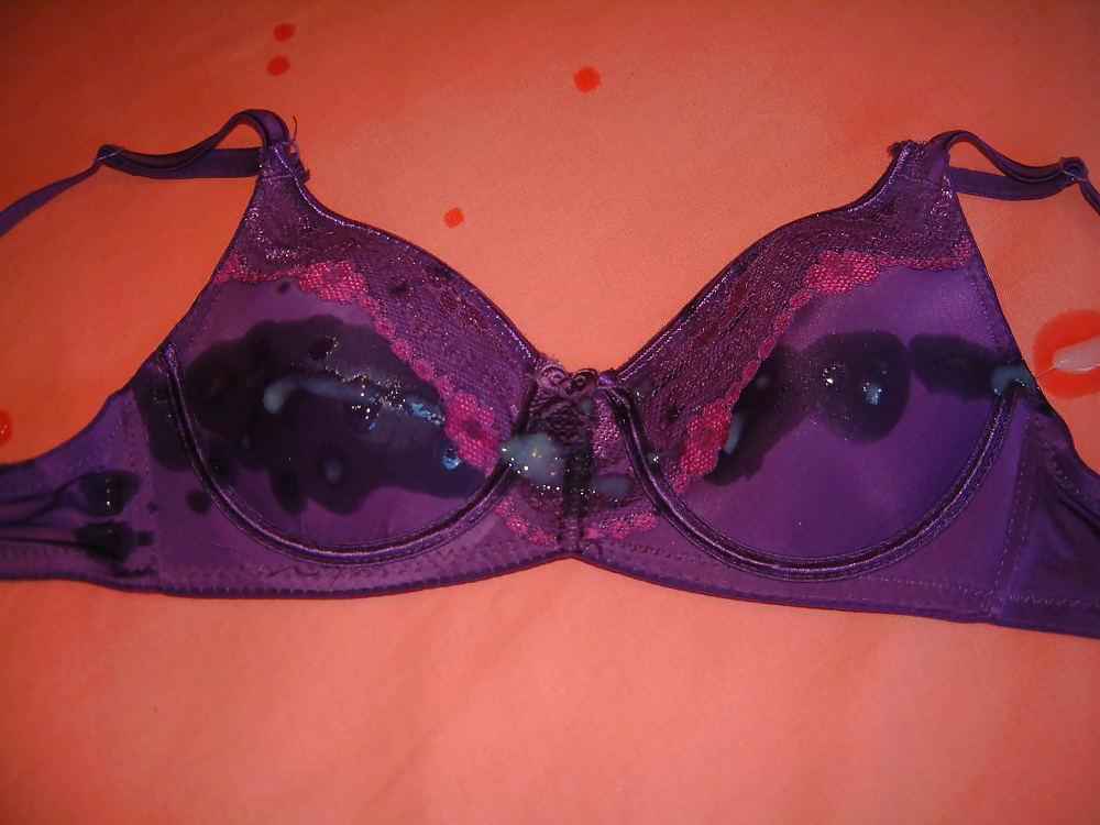 25P Purple Bra Cum 
