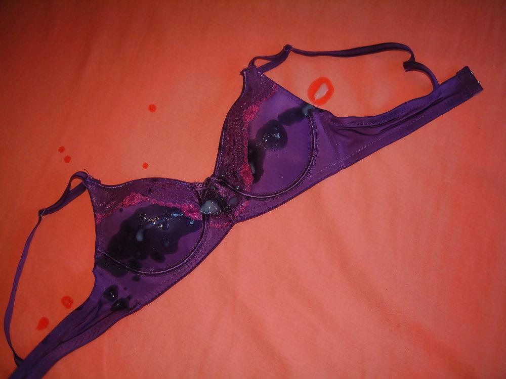 25P Purple Bra Cum 