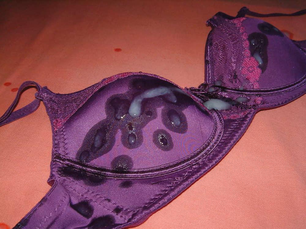 25P Purple Bra Cum 