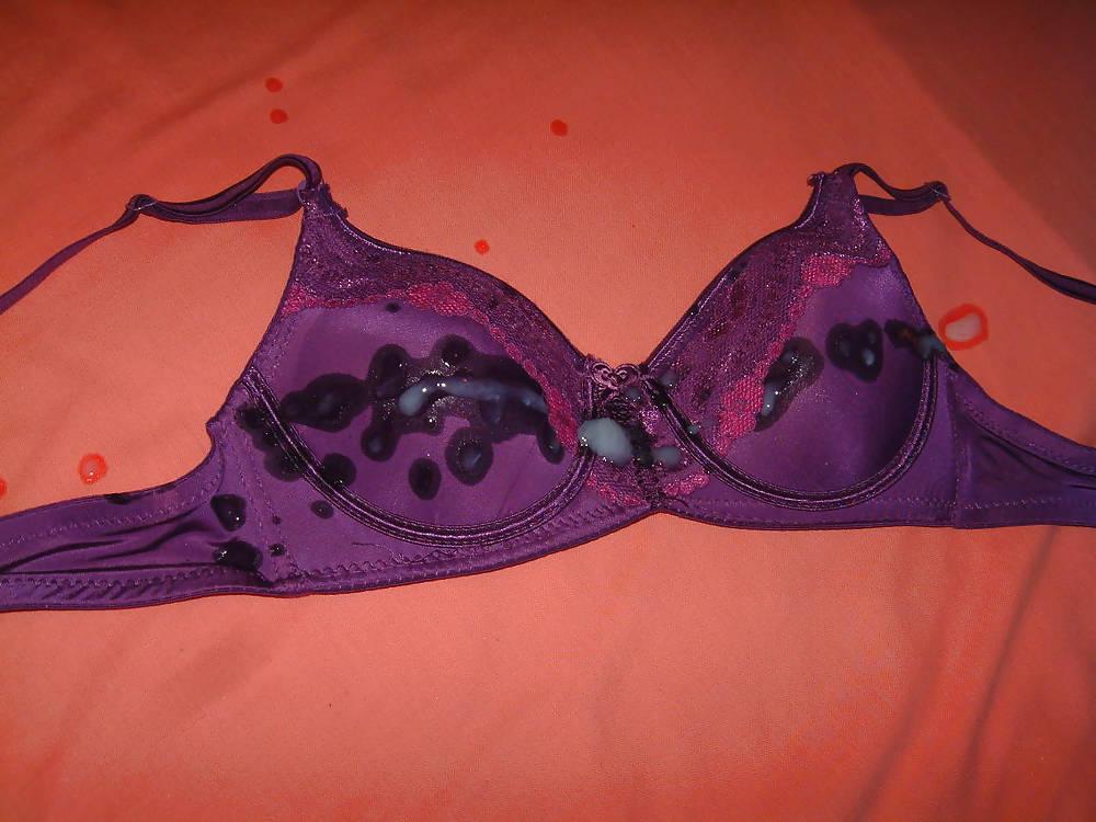 25P Purple Bra Cum 