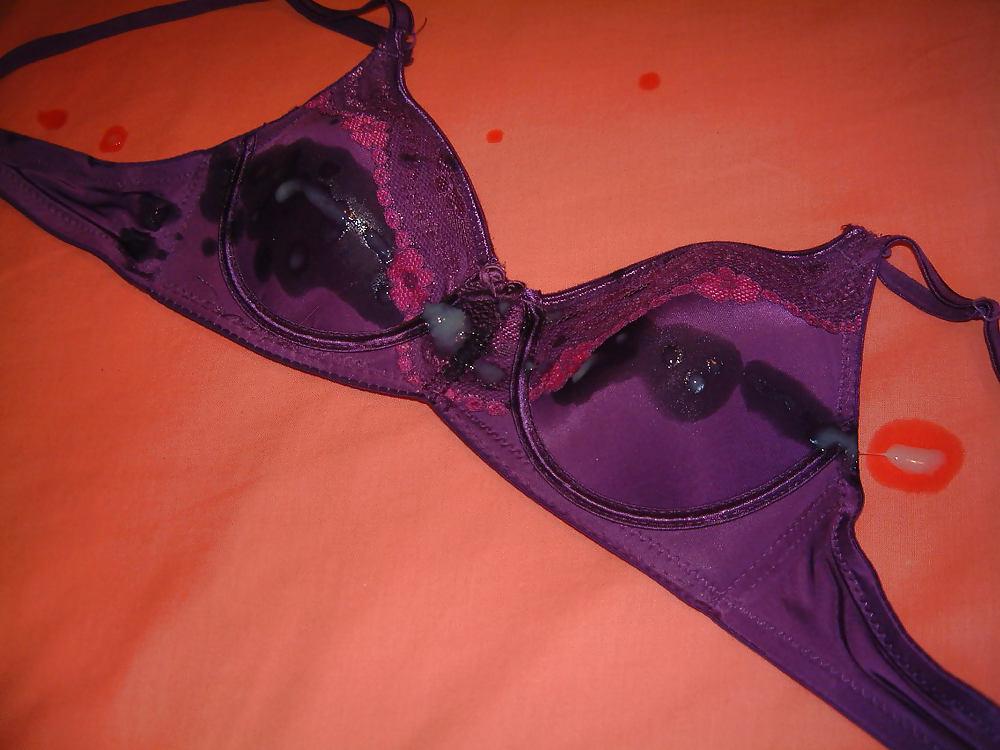 25P Purple Bra Cum 