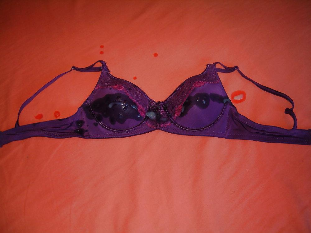 25P Purple Bra Cum 