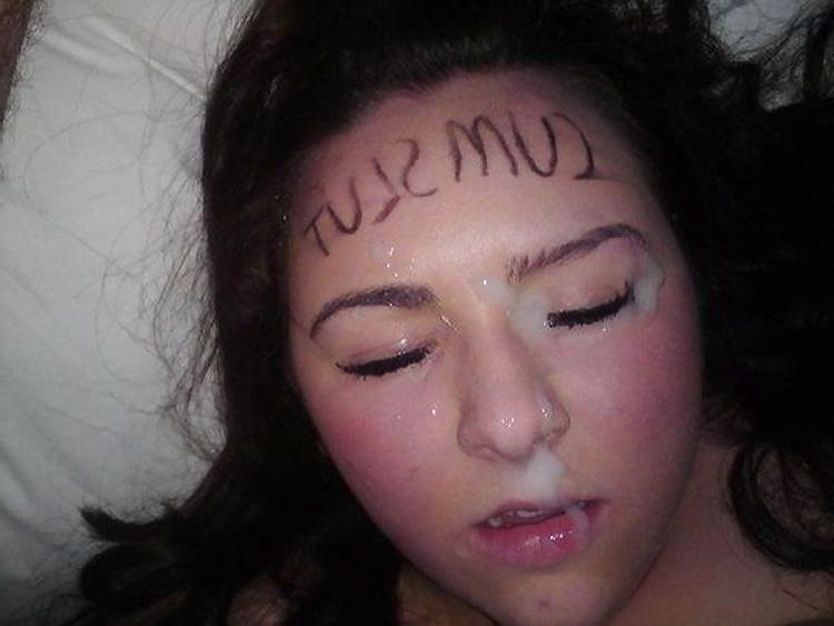 25P Cum On My Face - I'm a Real Sperm Pig