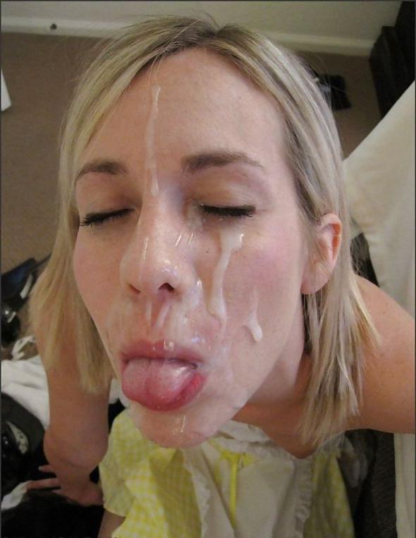 25P Cum On My Face - I'm a Real Sperm Pig