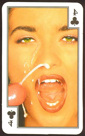 25P Playing Cards - CumShot