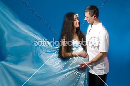 25P Pregnant Women In Satin