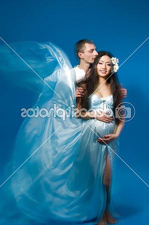 25P Pregnant Women In Satin
