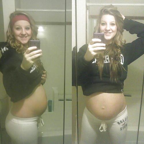 25P My favorite pregnant moms in thongs and nightgowns