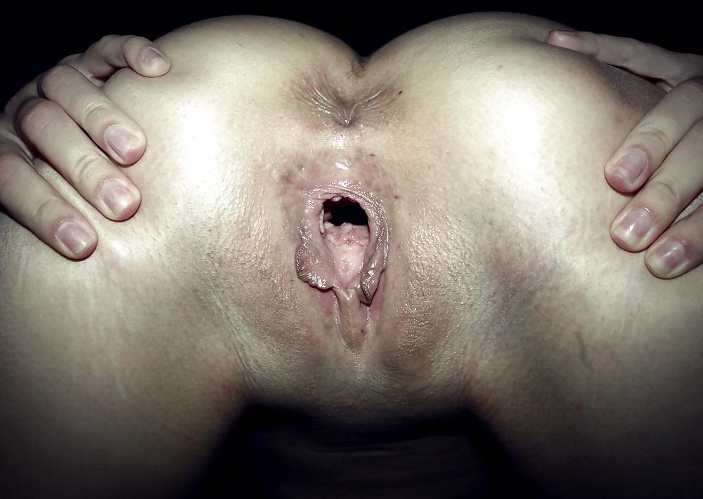 10P Fuck wife cum on ass