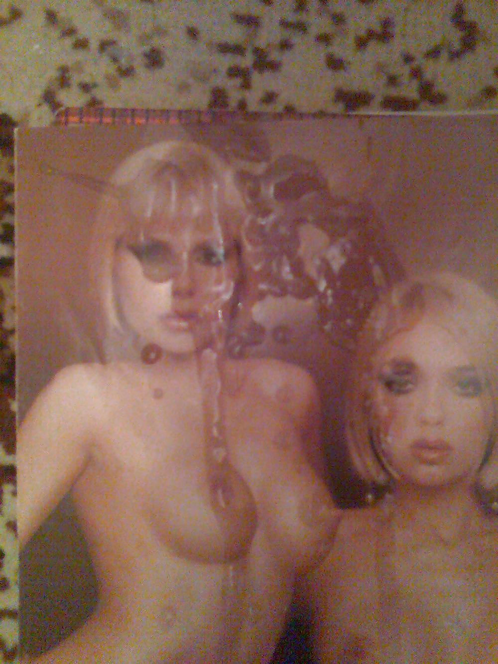 18P Cum on some pics