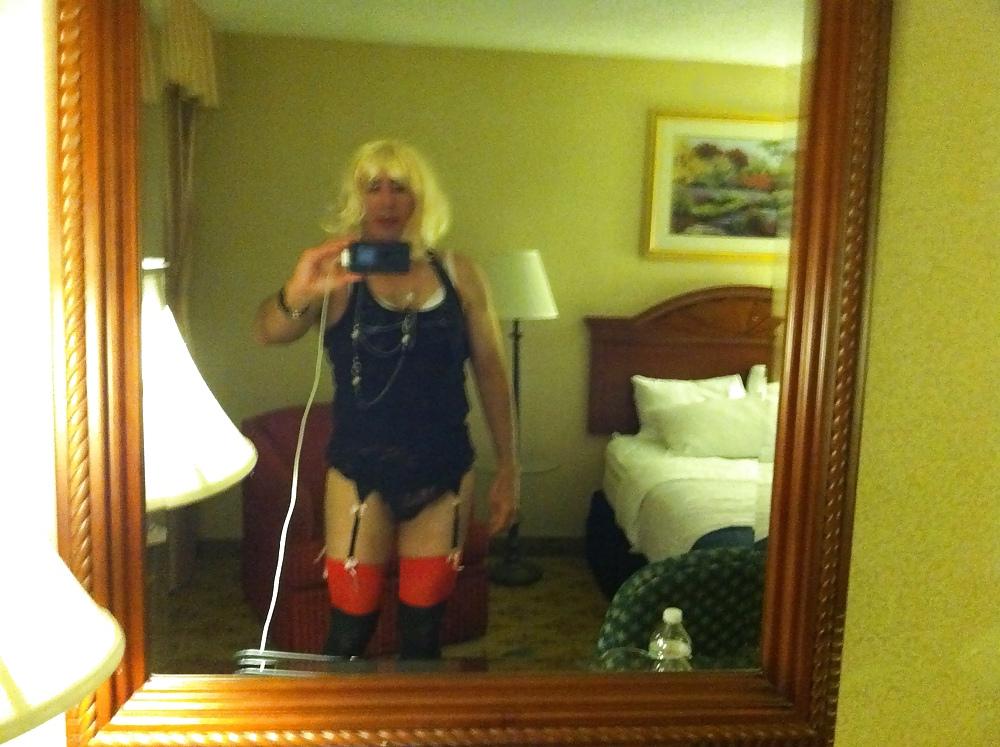 19P Erica dresses and performs in her hotel room