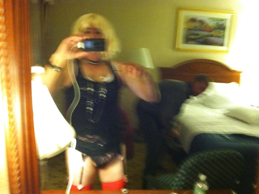 19P Erica dresses and performs in her hotel room
