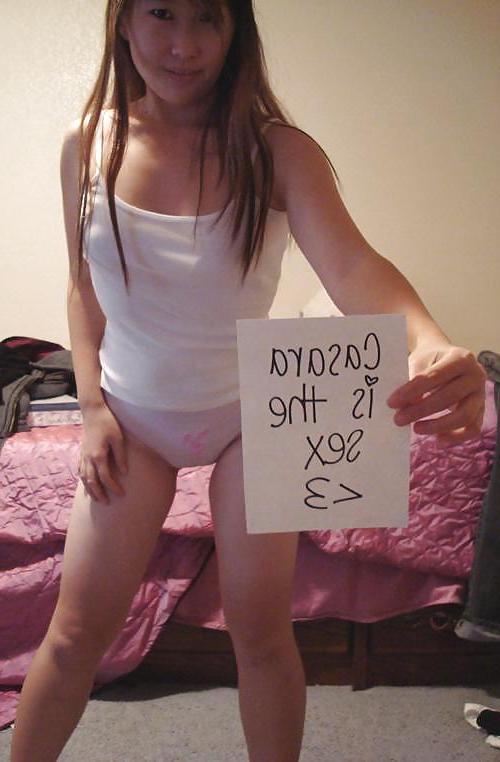 11P Cute Shaved Asian Tease