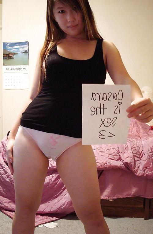 11P Cute Shaved Asian Tease