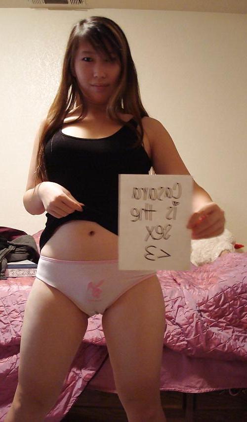 11P Cute Shaved Asian Tease