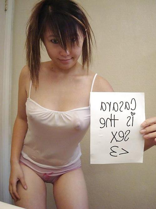 11P Cute Shaved Asian Tease