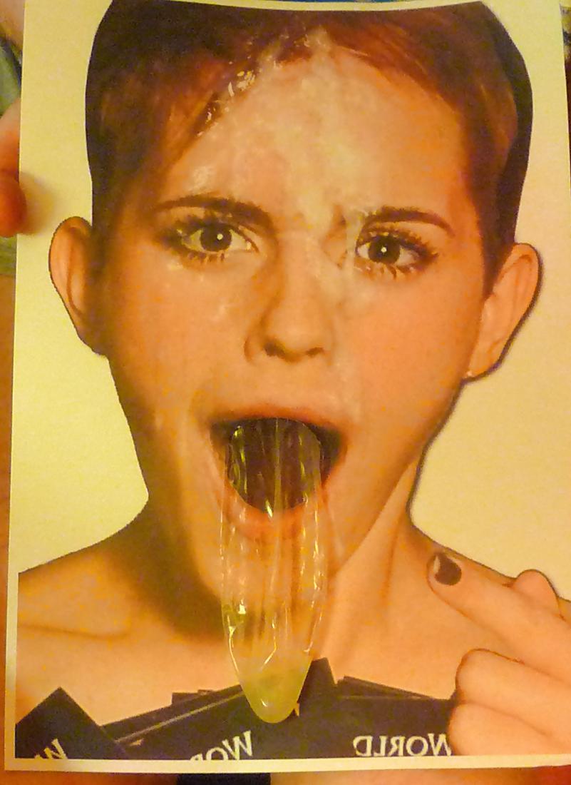 5P Emma Watson fucked in the face