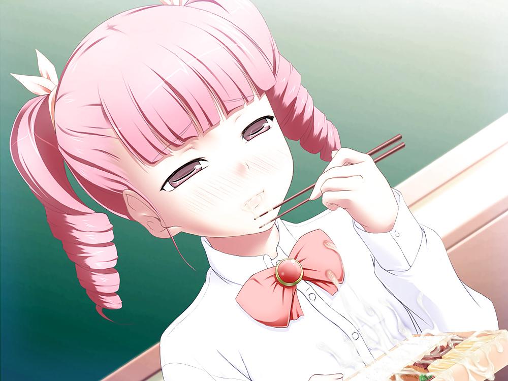 25P Anime Special Eating Food Cum 4