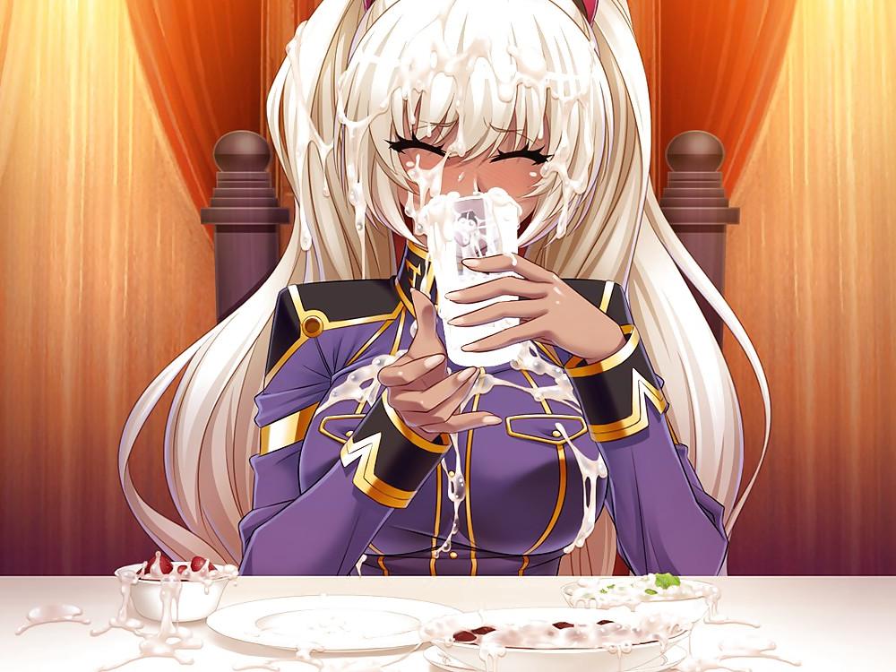 25P Anime Special Eating Food Cum 4