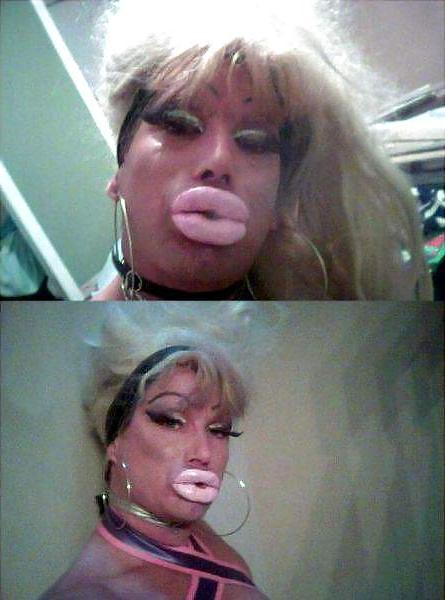 25P Makeup      red lips      face