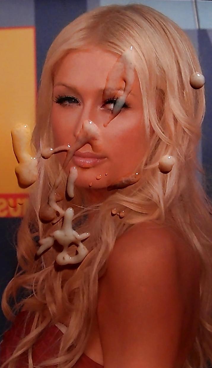21P Cumming On Paris Hilton's Face!