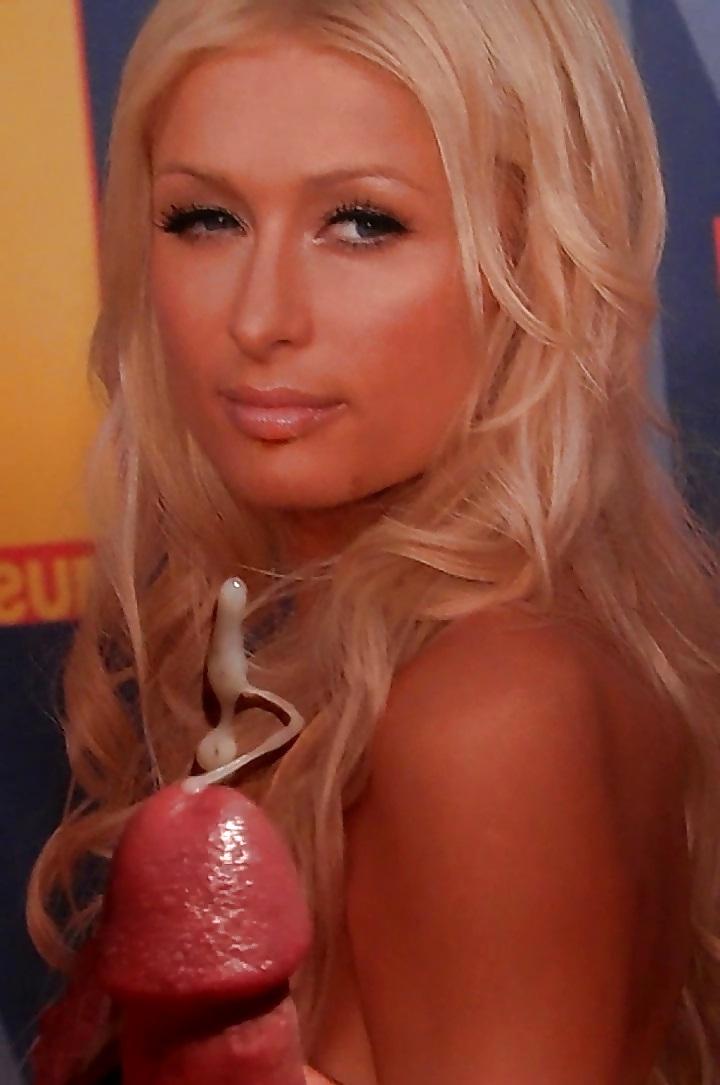 21P Cumming On Paris Hilton's Face!