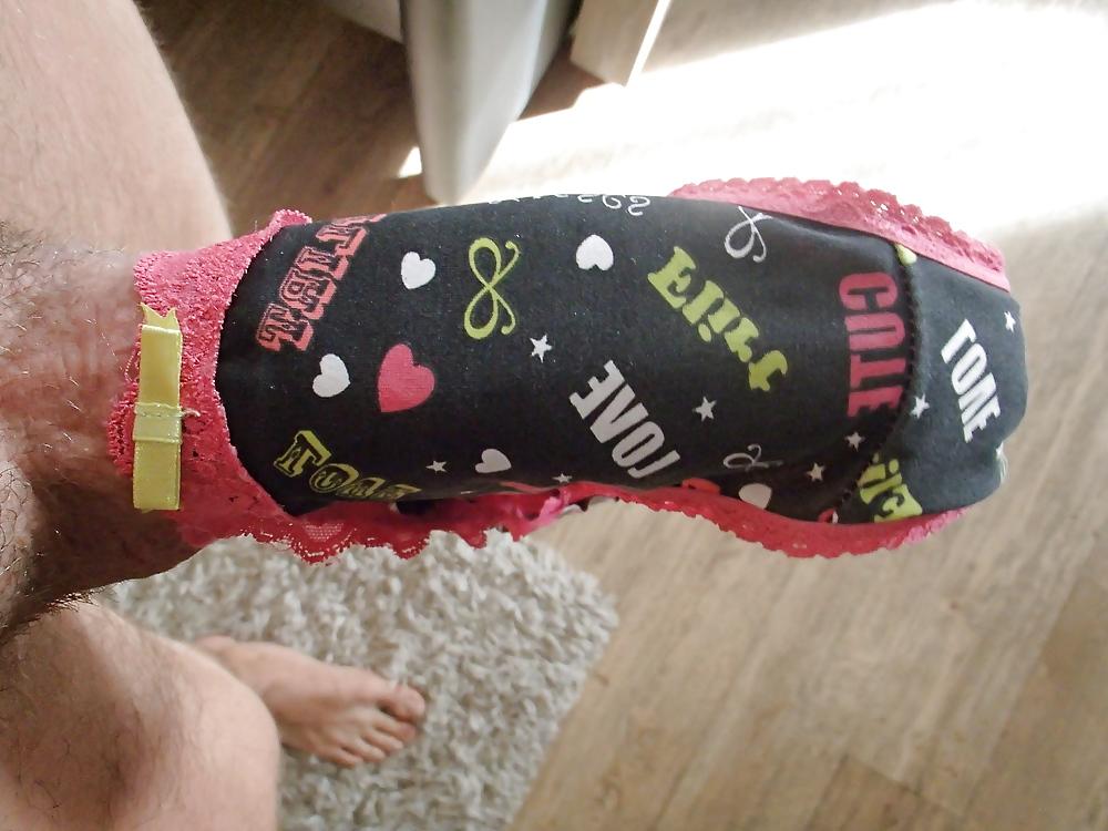 11P Cum on GF lingerie!