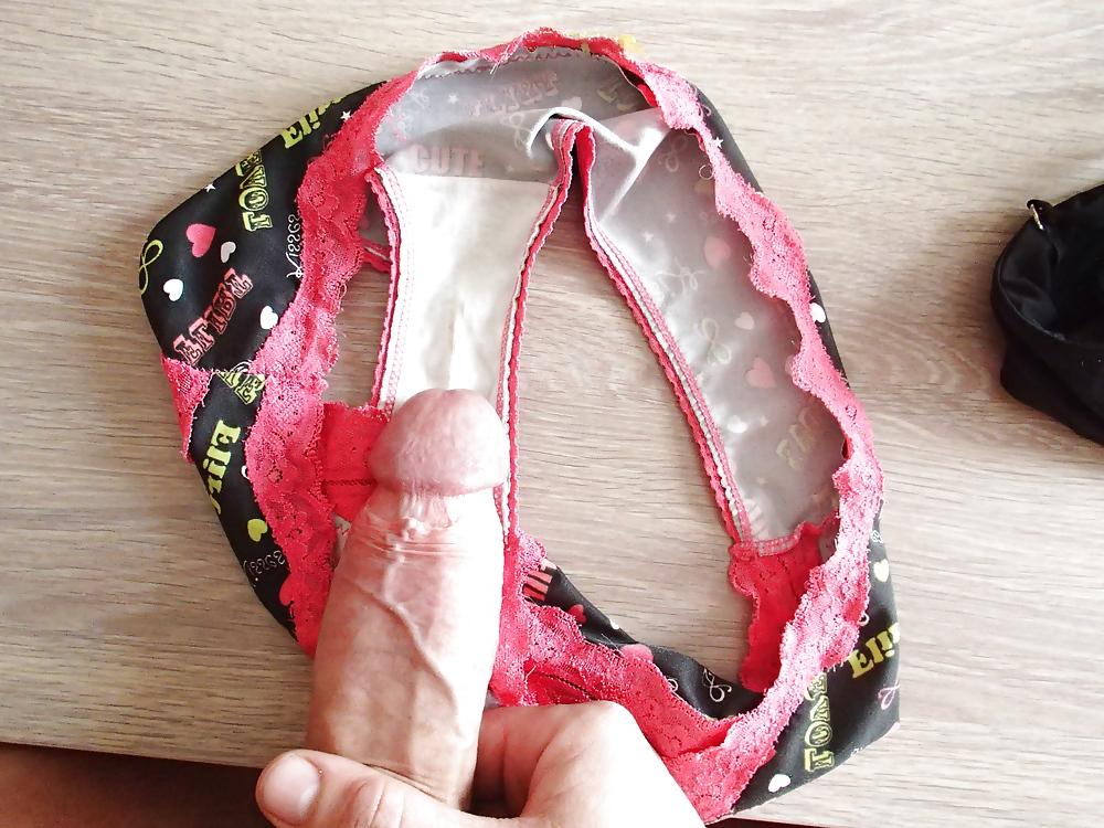 11P Cum on GF lingerie!