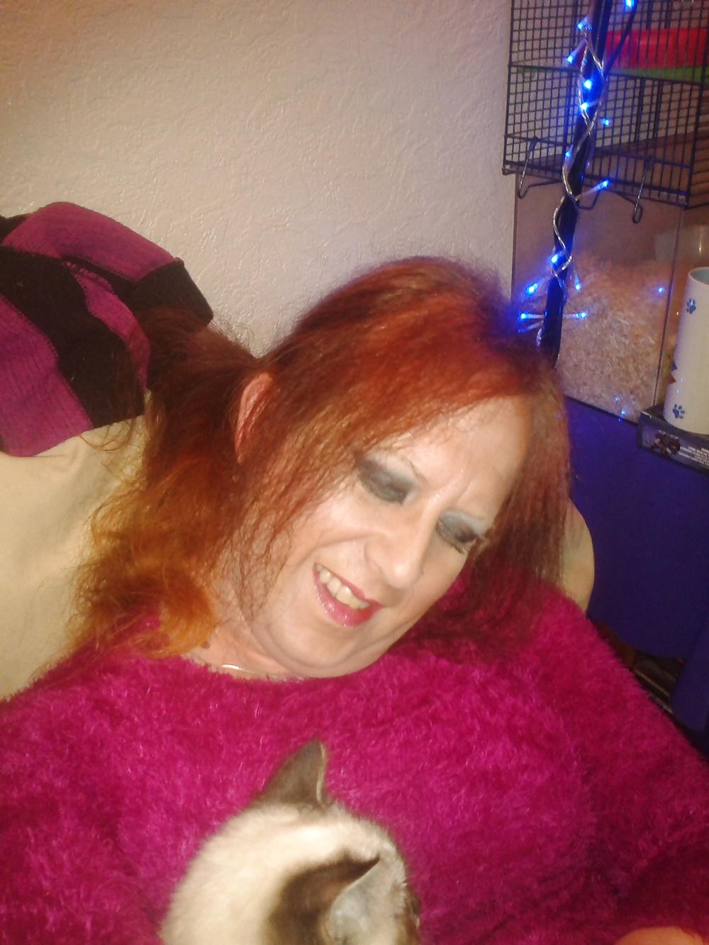 25P Sexy Leah tgirl pose