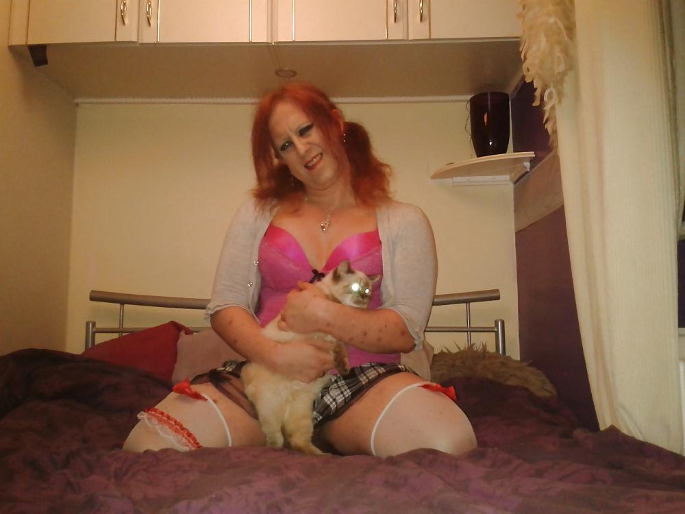 25P Sexy Leah tgirl pose