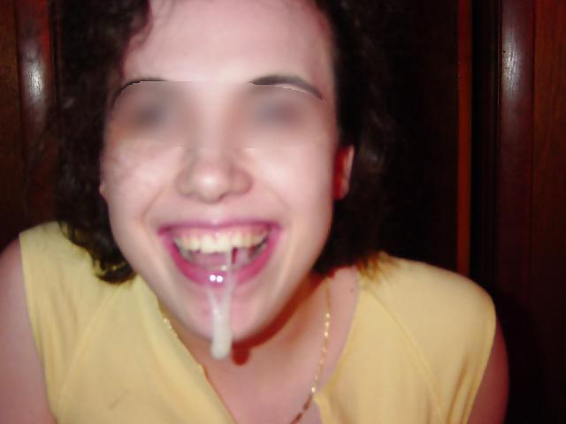 25P Facce da sborra 7 - slut wife facials 7