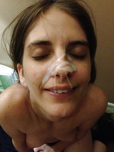 24P Cum on face girls