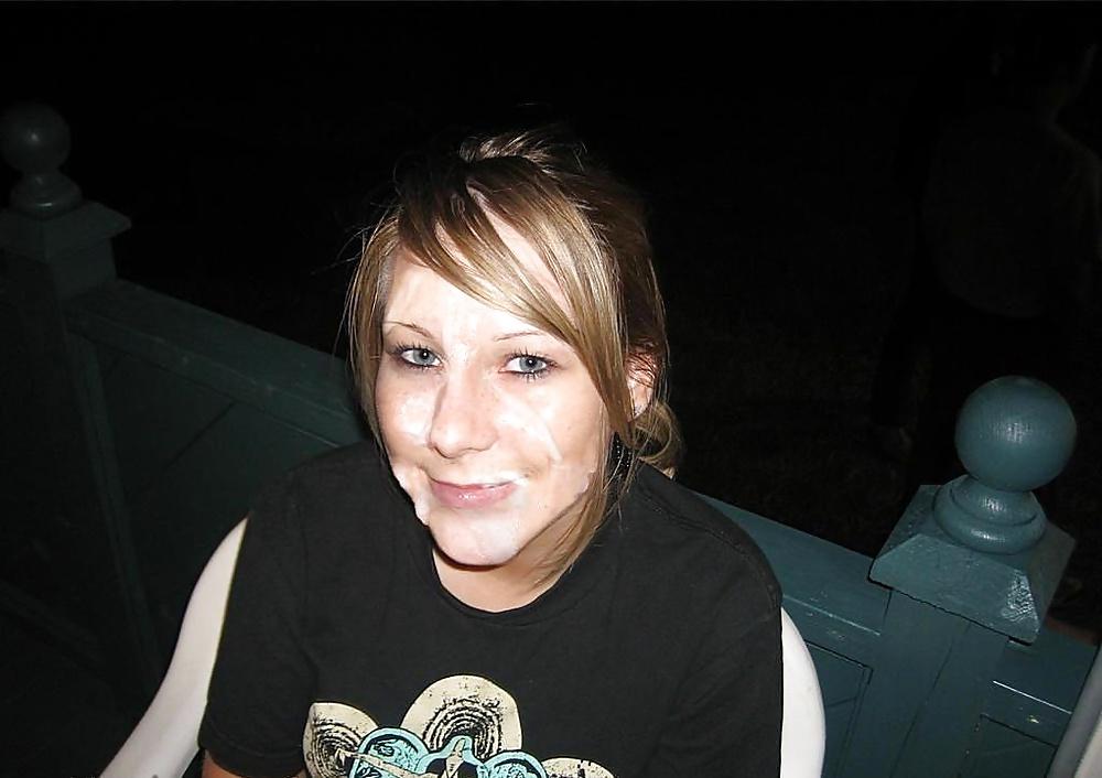 24P Cum on face girls