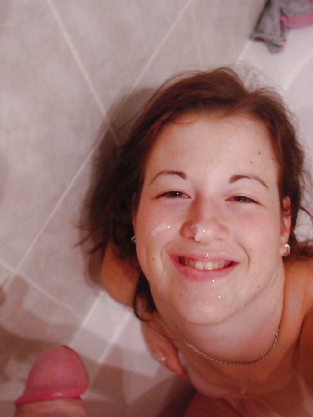 25P Cum on her nose