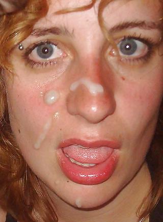 25P Cum on her nose