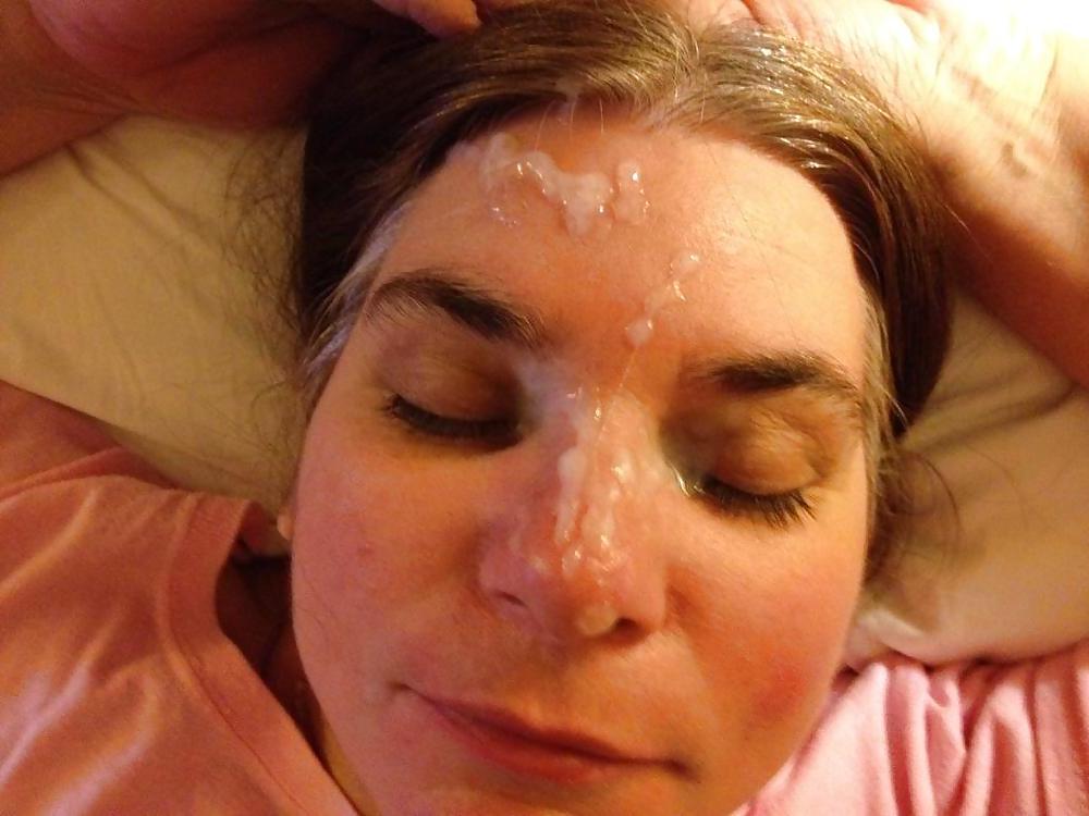 25P Cum on her nose