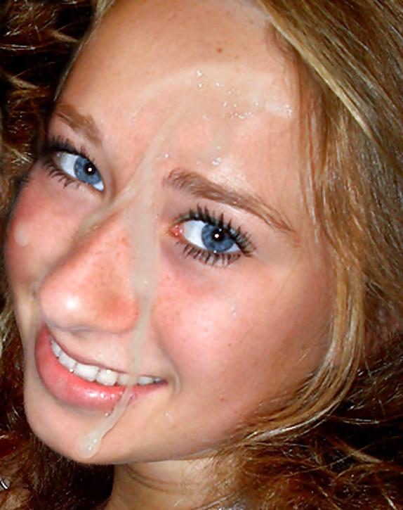 25P Cum on her nose
