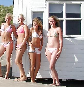 19P Danish teens-39-bra panties beach models