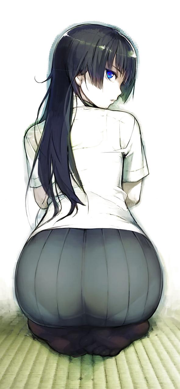 17P Anime Hentai Girls Asses