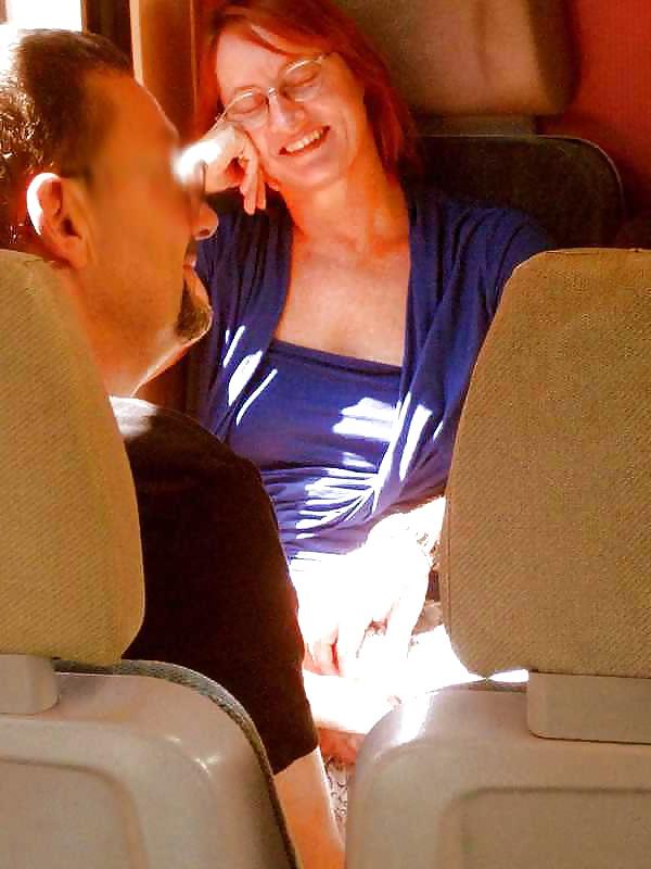 10P CUCK WIFE LENE fucked by two men in train