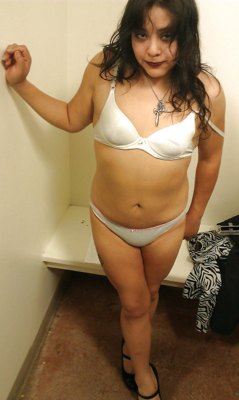 9P Me being naughty in the dressing room 