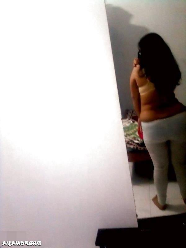 8P Bengali MILF stripping off bra panty to reveal big tits 