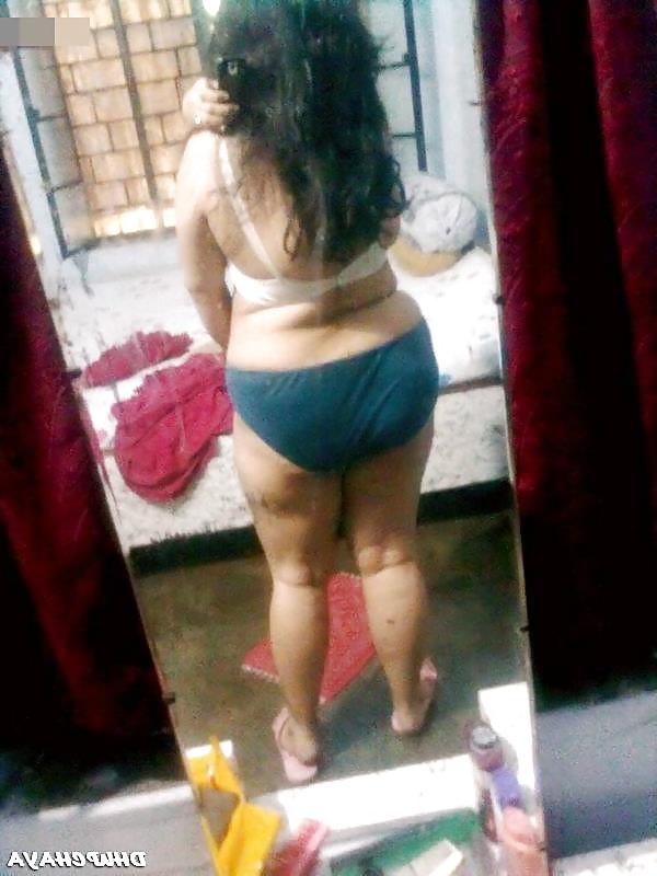 8P Bengali MILF stripping off bra panty to reveal big tits 