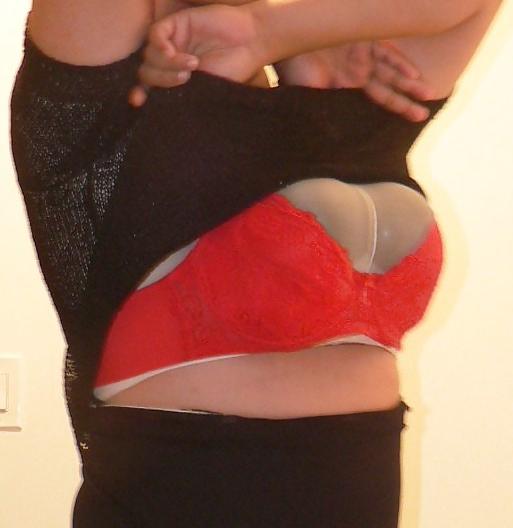 21P Taking Off Black Shirt (Showing Bra again)