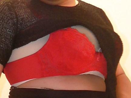 21P Taking Off Black Shirt (Showing Bra again)