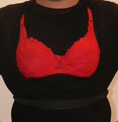 21P Taking Off Black Shirt (Showing Bra again)