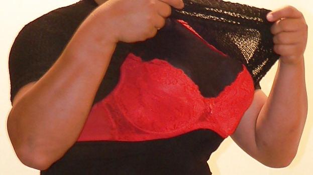 21P Taking Off Black Shirt (Showing Bra again)