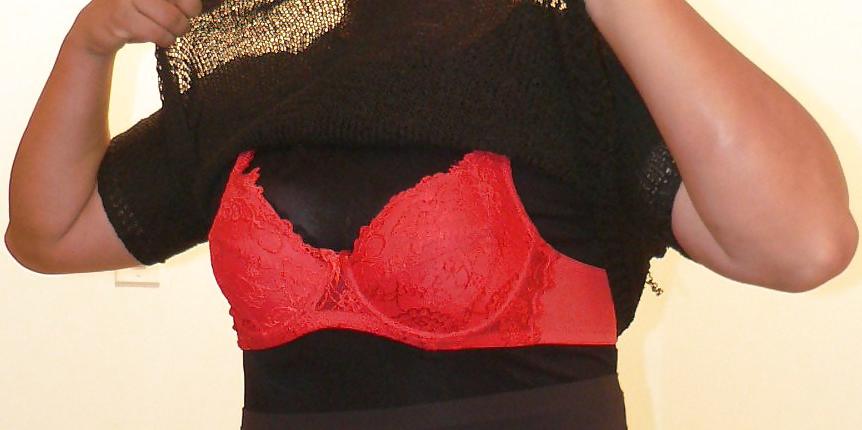 21P Taking Off Black Shirt (Showing Bra again)
